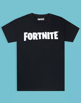 Buy Fortnite Black Short Sleeved T-Shirt (Boys) • 10.99£