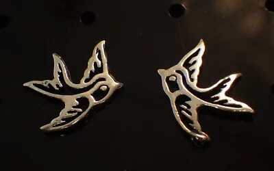 Buy Jewelry Parts Earrings Silver Flower Unicorn Cross Wings Tree Cloverleaf Om New • 8.53£