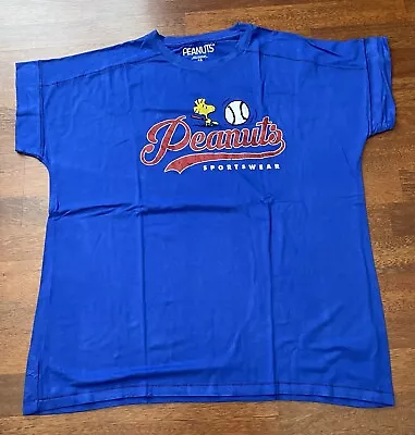 Buy Next Peanuts T Shirt, Size 16, Blue • 6£