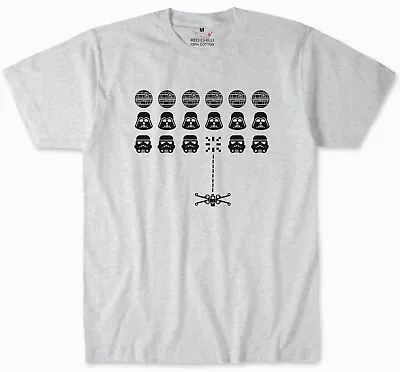 Buy Space Invader Star Wars Inspired T-shirt Gamer Trooper Gift  • 9.99£