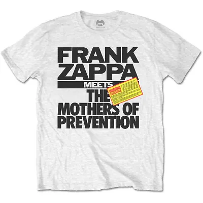 Buy Frank Zappa The Mothers Of Prevention White T-Shirt OFFICIAL • 15.19£