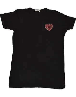 Buy VANS Mens T-Shirt Top Small Black Cotton FK04 • 9.73£