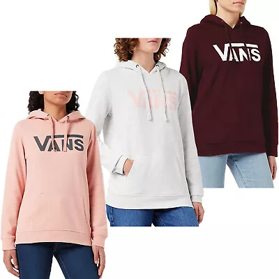 Buy Vans Womens Drop V Large Logo Pullover Sweatshirt Jumper Hoody Hoodie • 49.95£