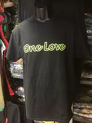 Buy One Love T Shirt Black Culture Very Good Quality 100% Cotton  Plain Back 048 • 11.99£