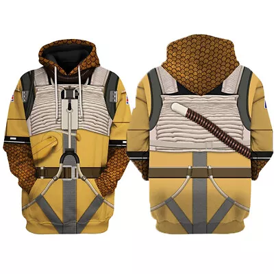 Buy The Mandalorian Star Wars Cosplay Costume Sweater Jacket Hoodie Sweatshirts Warm • 31.18£