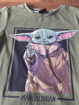 Buy TU Clothing Star Wars Baby Yoda T-shirt Age 6 Years • 2.99£