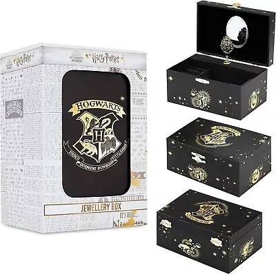 Buy Harry Potter Musical Jewellery Storage Box For Girls With Spinning Hogwarts Cre • 35.10£