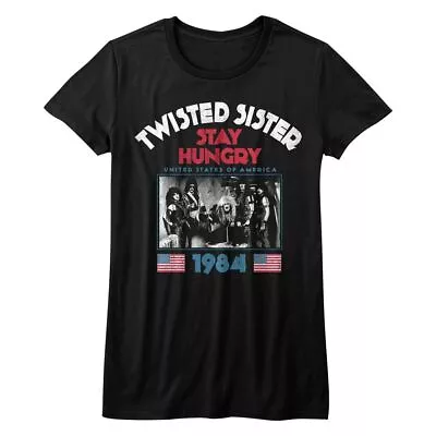 Buy Ladies Twisted Sister Stay Hungry Music Shirt • 23.15£