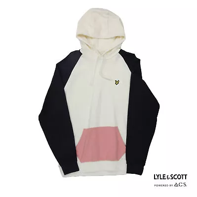 Buy LYLE & SCOTT Mens Colour Block Hoodie UK Size L   Missing Tags • 31.76£
