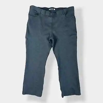Buy Betabrand Womens Dark Gray Straight Leg Pants Size P3XL • 36.68£