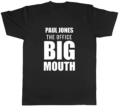 Buy Personalised The Office Big Mouth Mens Unisex T-Shirt Tee • 8.99£