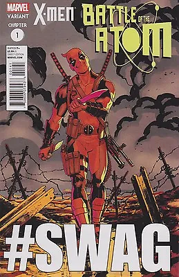Buy X-MEN - BATTLE OF THE ATOM #1 - Deadpool Variant Comic (2013) - NM - MARVEL • 8.60£