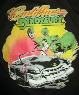 Buy Vintage Original 1993 JURASSIC PARK Cadillacs And Dinosaurs (Child's 12) Shirt  • 70.87£