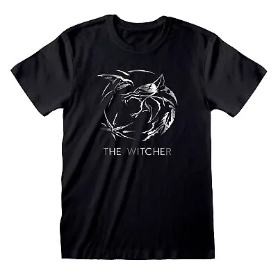 Buy Witcher - Silver Ink Logo Unisex Black T-Shirt Small - Small - Unise - K777z • 14.48£