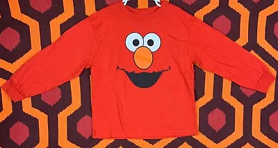 Buy Elmo Long Sleeve Shirt  Sesame Street Kids 7 • 6.31£
