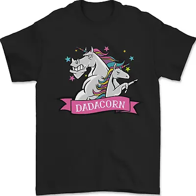 Buy Dadicorn Funny Fathers Day Unicorn Mens T-Shirt 100% Cotton • 9.48£