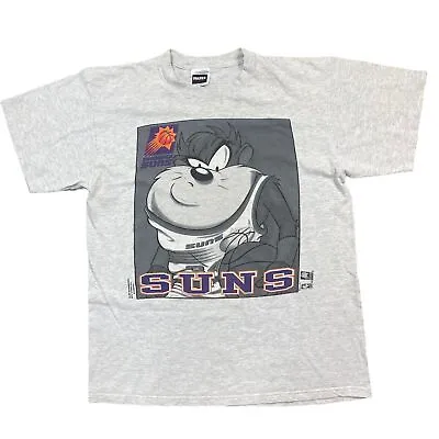 Buy Tasmanian Devil 1995 Grey T-Shirt Phoenix Suns Tultex Vintage Mens XL • 149.99£