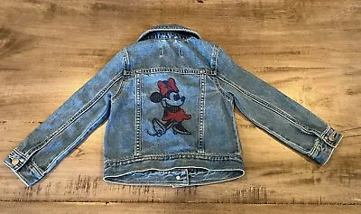 Buy NWT Baby Gap Disney Minnie Mouse Girls Denim Jeans Jacket Size 4T 4 Toddler NEW • 19.57£