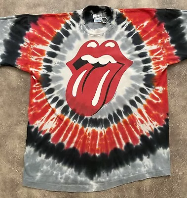 Buy Vintage Original Rolling Stones T Shirt 1994 Tie Dye 90s Screen Stars   • 59.99£