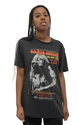 Buy Janis Joplin T Shirt Live Madison Square Garden New Official Unisex Charcoal L • 22.95£