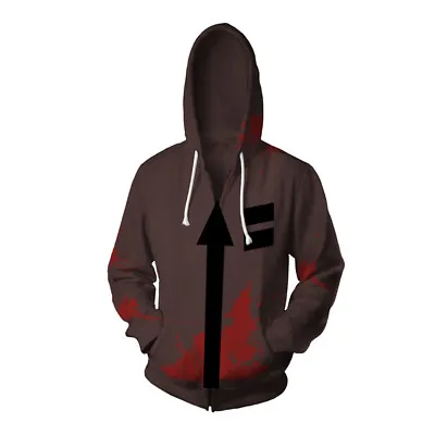 Buy Angels Of Death Isaac·Foster Zack Hoodies Zipper Coat Sweatshirt Top Hoodies • 28.56£