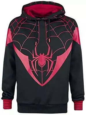 Buy Spiderman - Miles Morales Spiderman Novelty Men`s Hoodie - L Spider. T-Shirt NEW • 31.73£