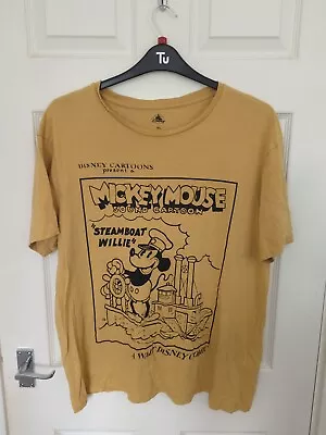 Buy Mickey Mouse Steamboat Willie Walt Disney T Shirt Size XL • 9.99£