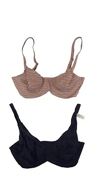 Buy High Street Georgie Bra Striped Non Padded Underwired Full Cup • 6.95£