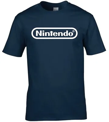 Buy Classic Retro 'Nintendo' Logo Premium Cotton T-shirt • 14.99£