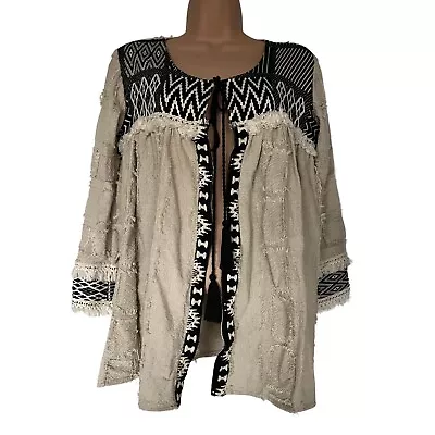 Buy Boutique Boho Chic Tasseled Jacket Cape Great For Summer Overcoat • 15£