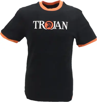 Buy Trojan Records Black Classic Helmet Logo 100% Cotton T-Shirt • 29.99£
