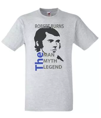 Buy Unisex Robert Burns Night Man Myth Legend Scottish Poetry Bard T-Shirt • 12.95£