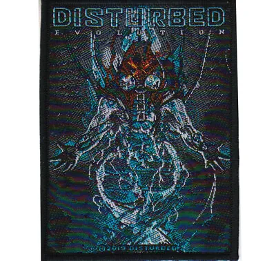 Buy Disturbed Evolution Hooded Patch Metal Official Band Merch • 5.63£