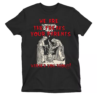Buy HALLOWEEN Witchcraft Freaks T-Shirt Party Womens Mens ORGANIC Spooky Costume Top • 10.99£