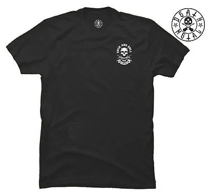 Buy Devil Skull T Shirt Pocket Music Clothing Heavy Metal Punk Band Rock N Roll Top • 10.11£