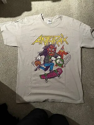 Buy Anthrax Offical Halloween T Shirt L Never Worn Ex Condition  • 15£