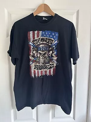 Buy Guns N Roses 2005 American Skull Bravado Rock Band  T Shirt Size Large • 23£