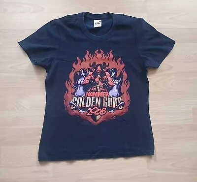 Buy Metal Hammer Golden Gods 2008 Ladies M T-Shirt Disturbed Testament In Flames 974 • 9.99£