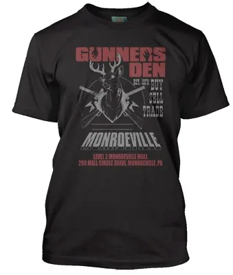 Buy DAWN OF THE DEAD Inspired GUNNERS DEN Monroeville Zombie, Men's T-Shirt • 18£