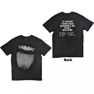 Buy Post Malone Unisex T-Shirt: Fangs 2023 Tour Dates (Back Print & Ex-Tour) OFFICIA • 18.58£