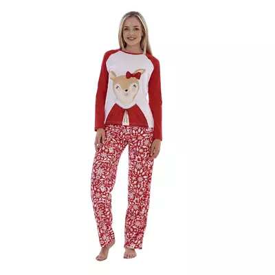 Buy Christmas Family Matching Pyjamas XMAS Adult Kids Nightwear PJS 100% Cotton UK • 8.99£
