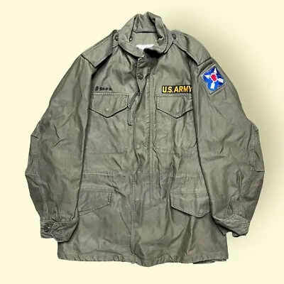 Buy Vintage 60's Military M51 US Army Field Jacket OG-107 Short Small 1963 21st Crps • 94.50£
