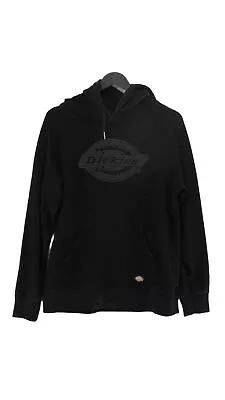 Buy Dickies Women's Hoodie L Black Graphic Cotton With Polyester Pullover • 32£