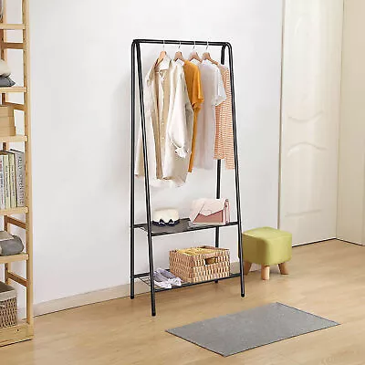 Buy Clothes Rail Rack Garment Dress Hanging Display Stand Rack Shoe Storage Shelf  • 10.99£