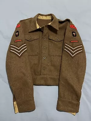 Buy Re-enactors British Army WW2 RMP Sgt’s Battle Dress Tunic  • 85£