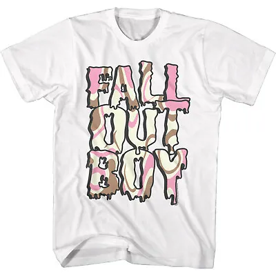 Buy Fall Out Boy Neapolitan Logo FOB Men's T Shirt Rock Band Tour Concert Merch • 40.90£