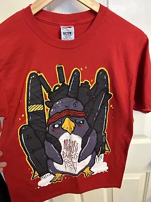 Buy August Burns Red T Shirt Medium Penguin Rockets Red Metalcore Band Tour Logo Tee • 19.95£