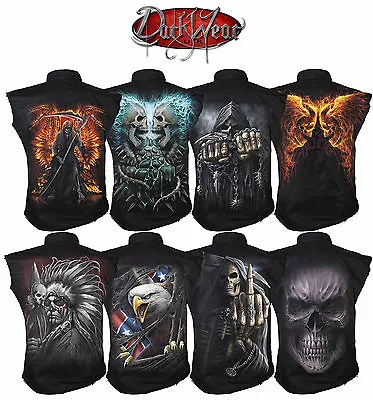Buy Spiral Direct Work Shirt,Biker/Skull/Rock/Metal/Tattoo/Skeleeton/Dragon/Wolf/Top • 29.99£
