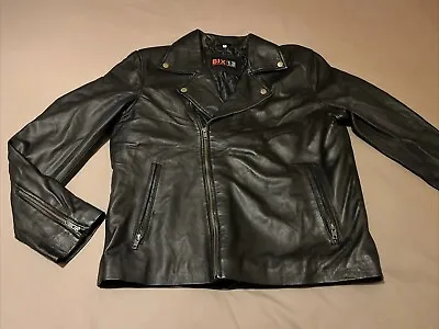 Buy Alex Turner One For The Road Conifer Black Leather Biker Jacket Arctic Monkeys • 74.99£