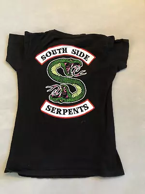 Buy Riverdale Ripple Junction Boy's Large South Side Serpents Black Tee • 10.12£